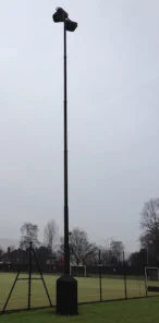 15m retractable flood lighting mast