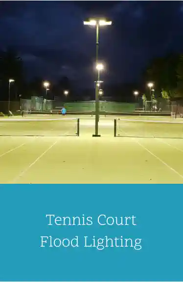 LED tennis court lighting