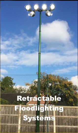 retractable floodlighting