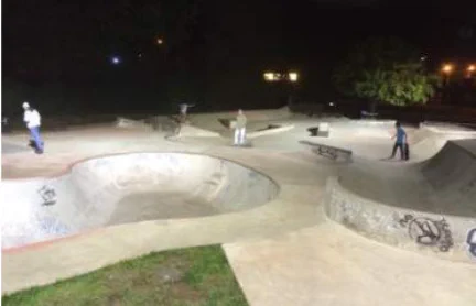 Hereford Skatepark floodlighting